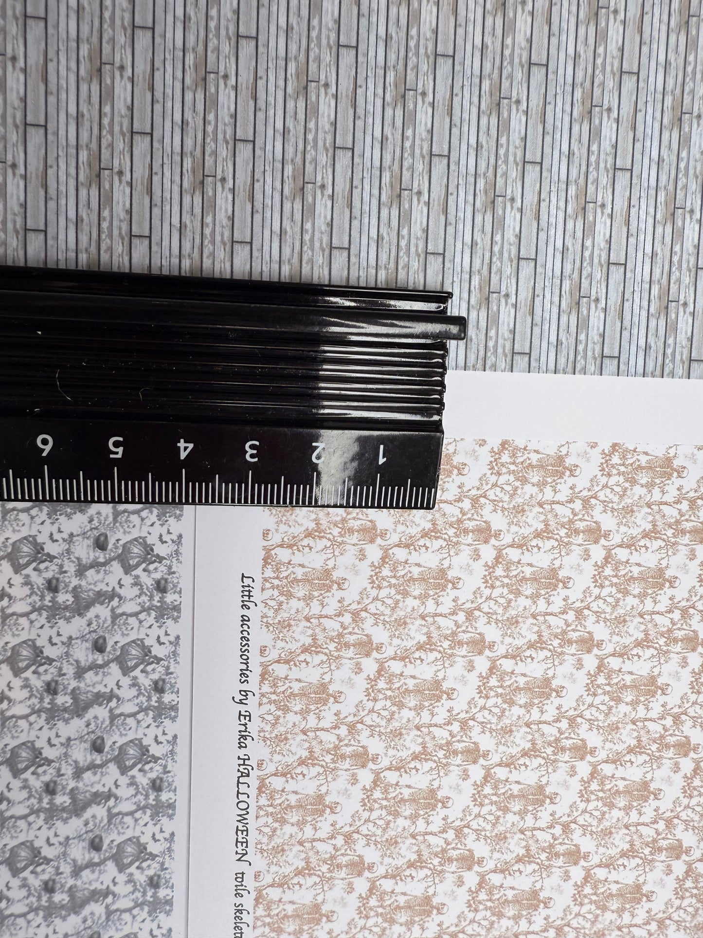 PACK 2 HALLOWEEN Toile skeleton peach