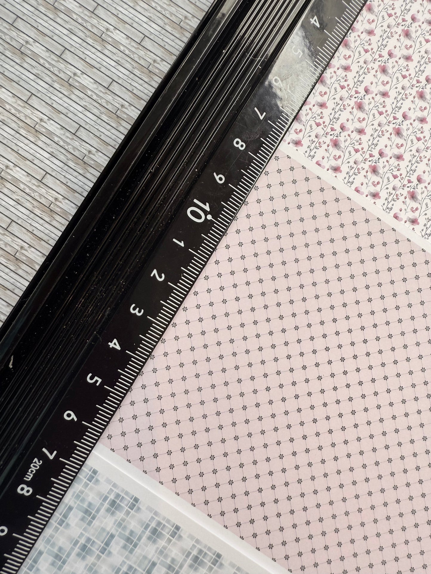 PACK 5 VICTORIAN Poppies, pink & blue