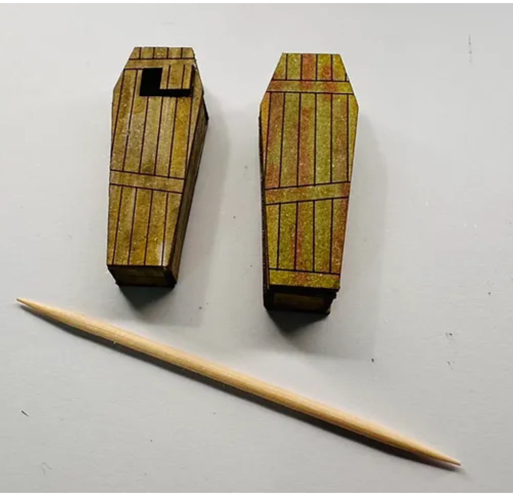 Wild West - coffins, 2 pack, 1/48th scale KIT