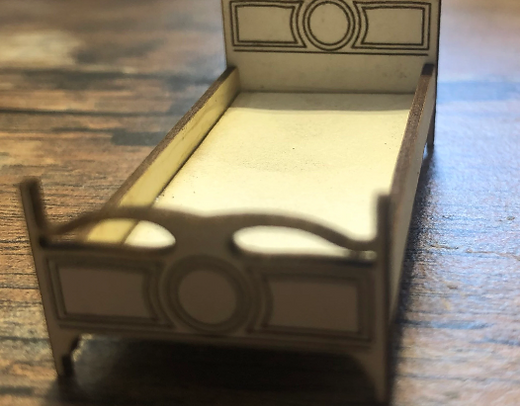 French Collection.SINGLE BED. 1/48th scale kit