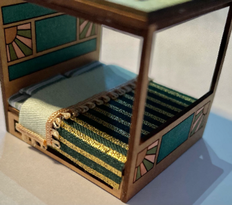 Art Deco 4 POSTER BED. 1/48th scale kit