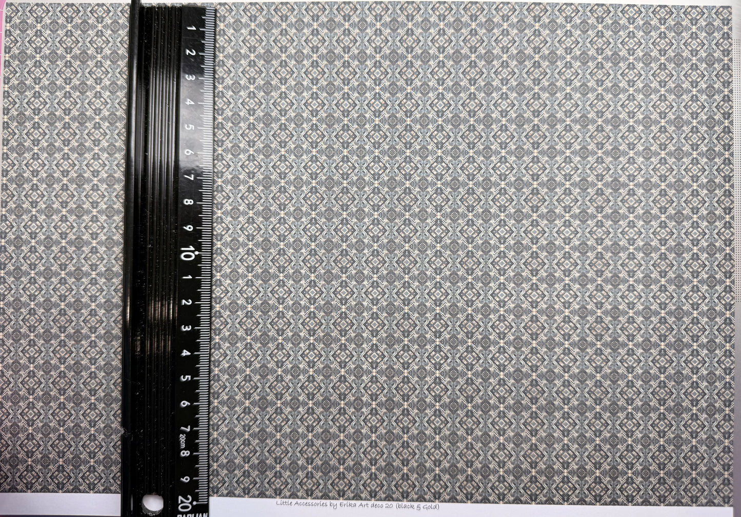 Wallpaper ART DECO black gold 20