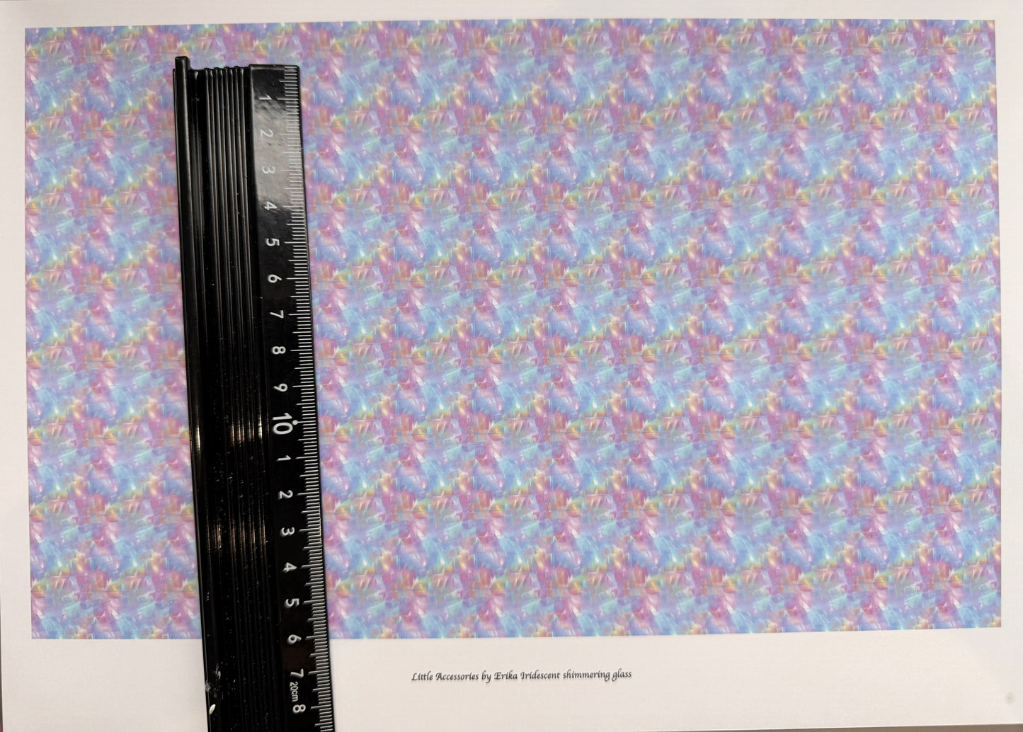 Wallpaper art deco iridescent shimmering glass