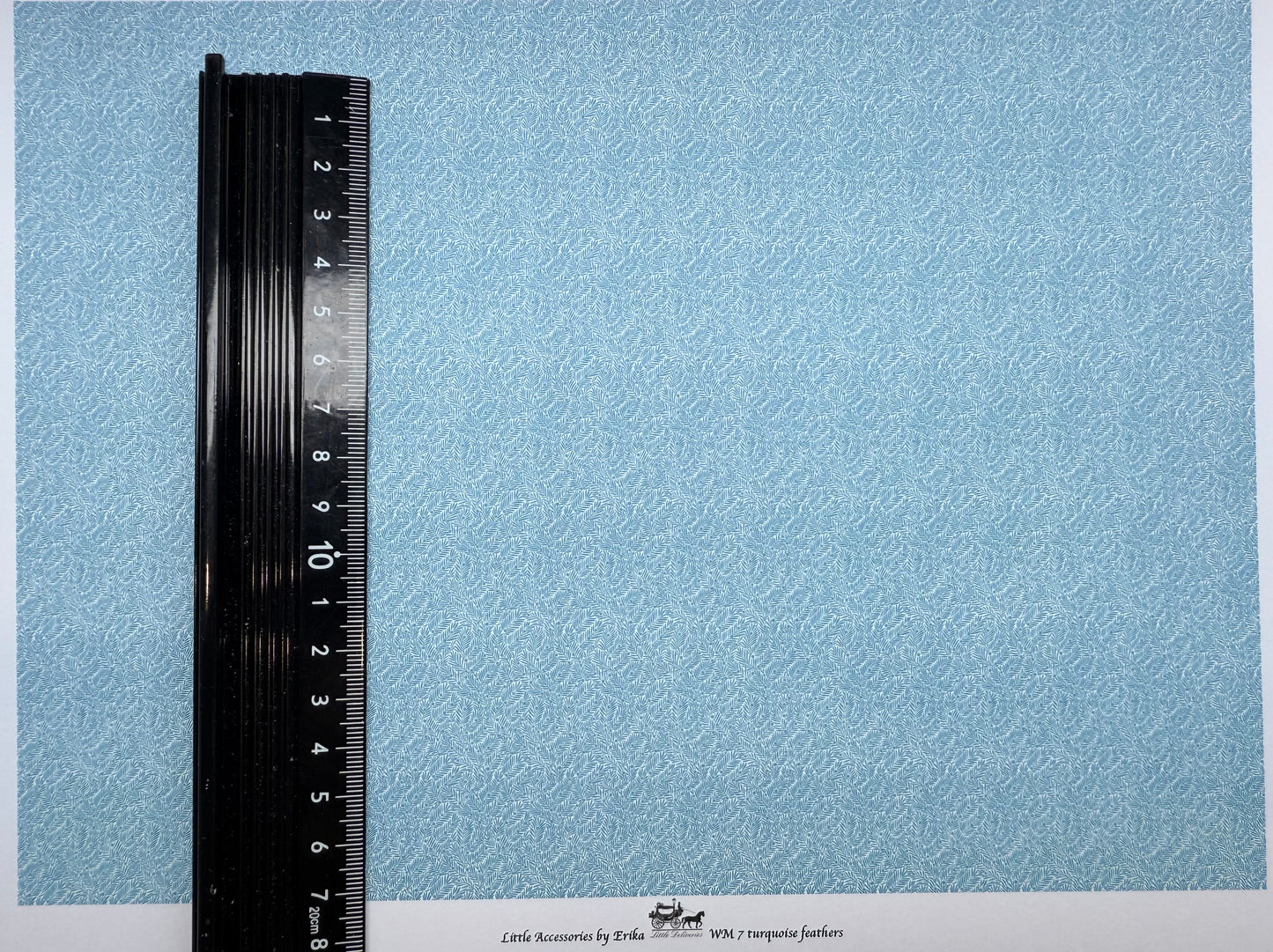 wallpaper WM Turquoise feathers 7