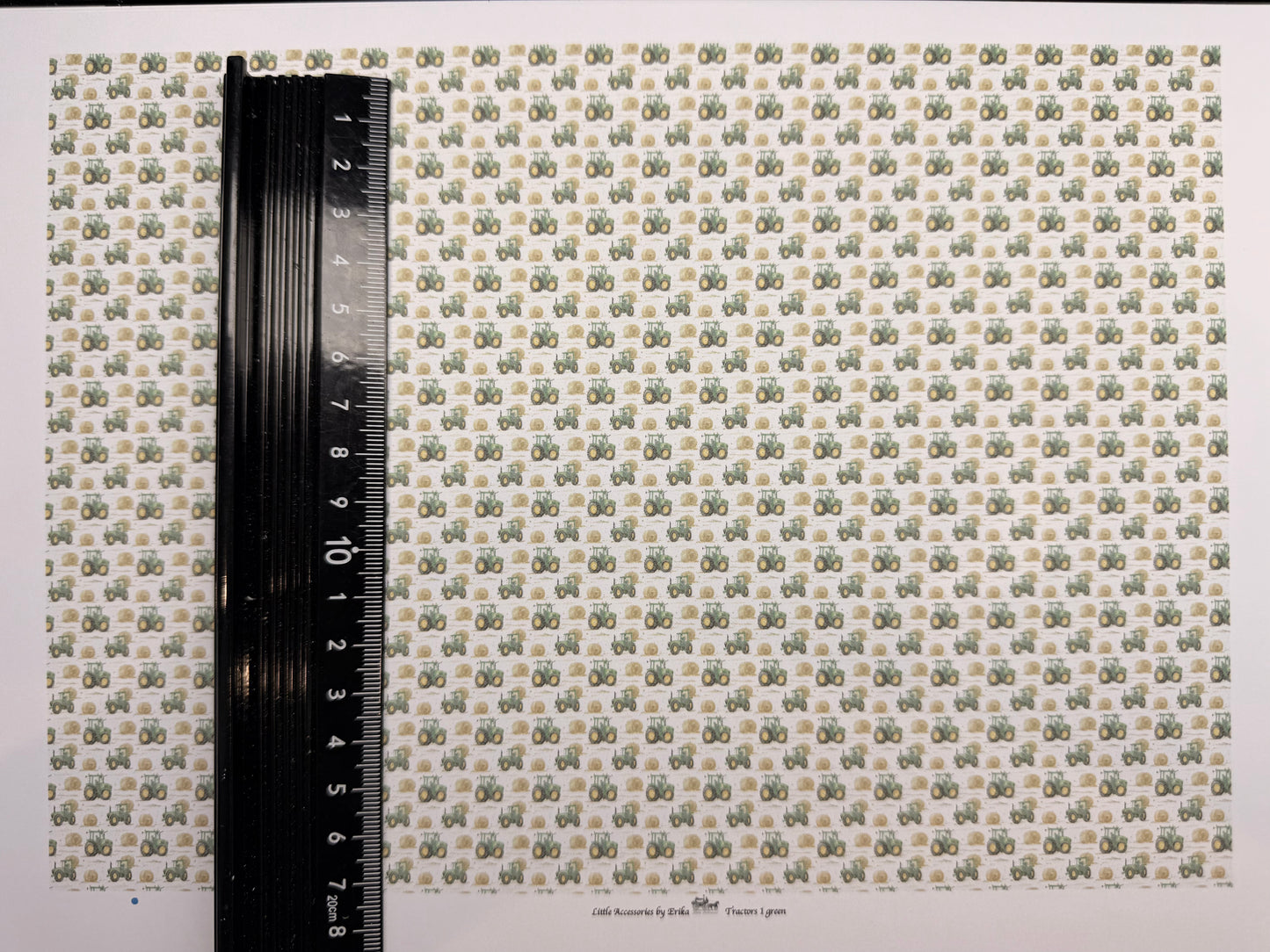 Wallpaper Children Tractors 1 green