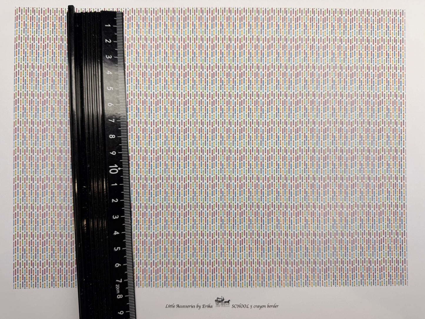 Wallpaper Children school 5 crayons