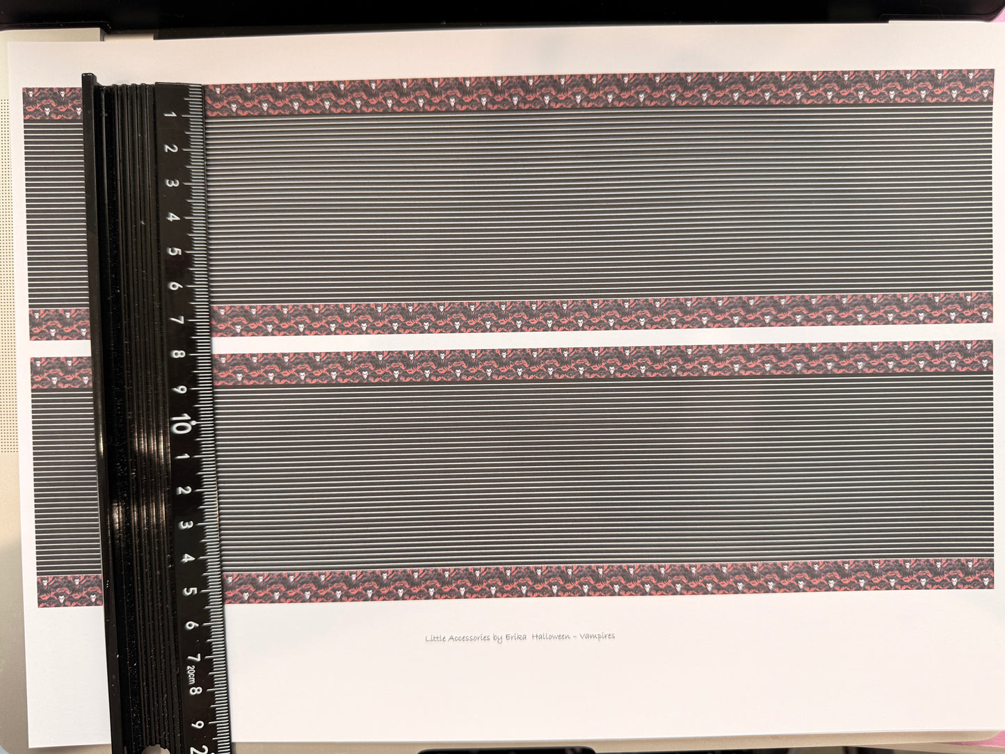 Wallpaper Halloween vampire border