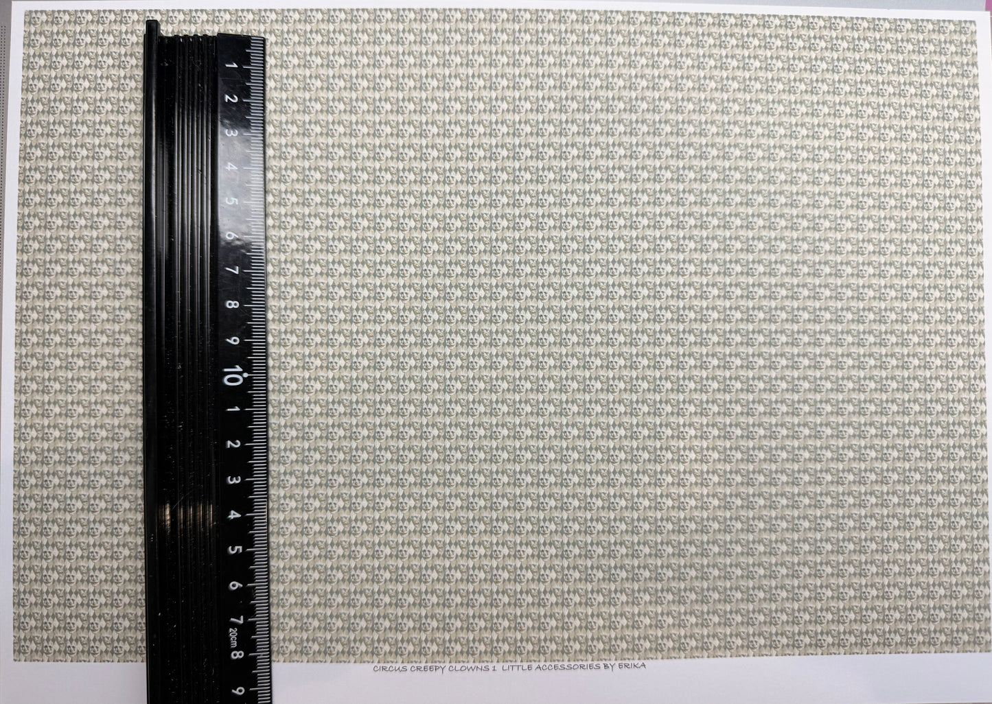 Wallpaper CIRCUS Clown face cream 1