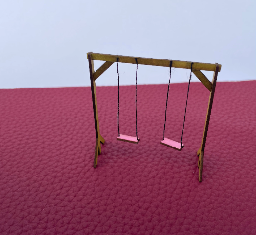 Garden & Playground collection. CHILDREN'S SWINGS 1.48th scale kit