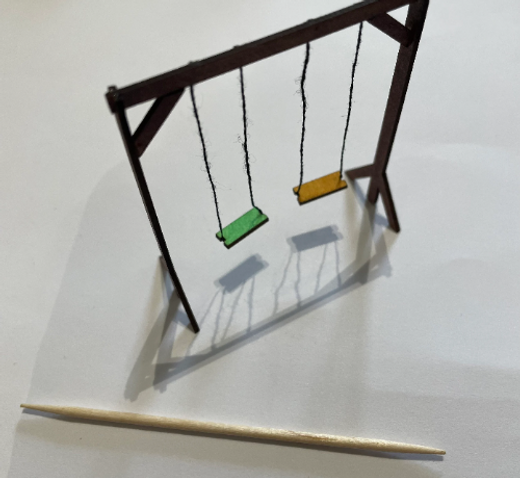 Garden & Playground collection. CHILDREN'S SWINGS 1.48th scale kit