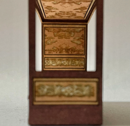 Decorative Collection SMALL (single) 4 POSTER BED with canopy. 1/48th scale kit