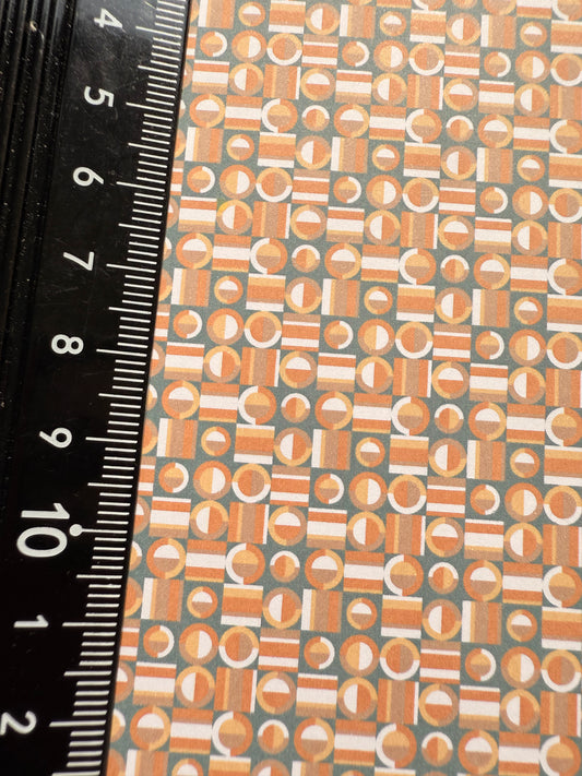 Wallpaper 1970s Orange circles