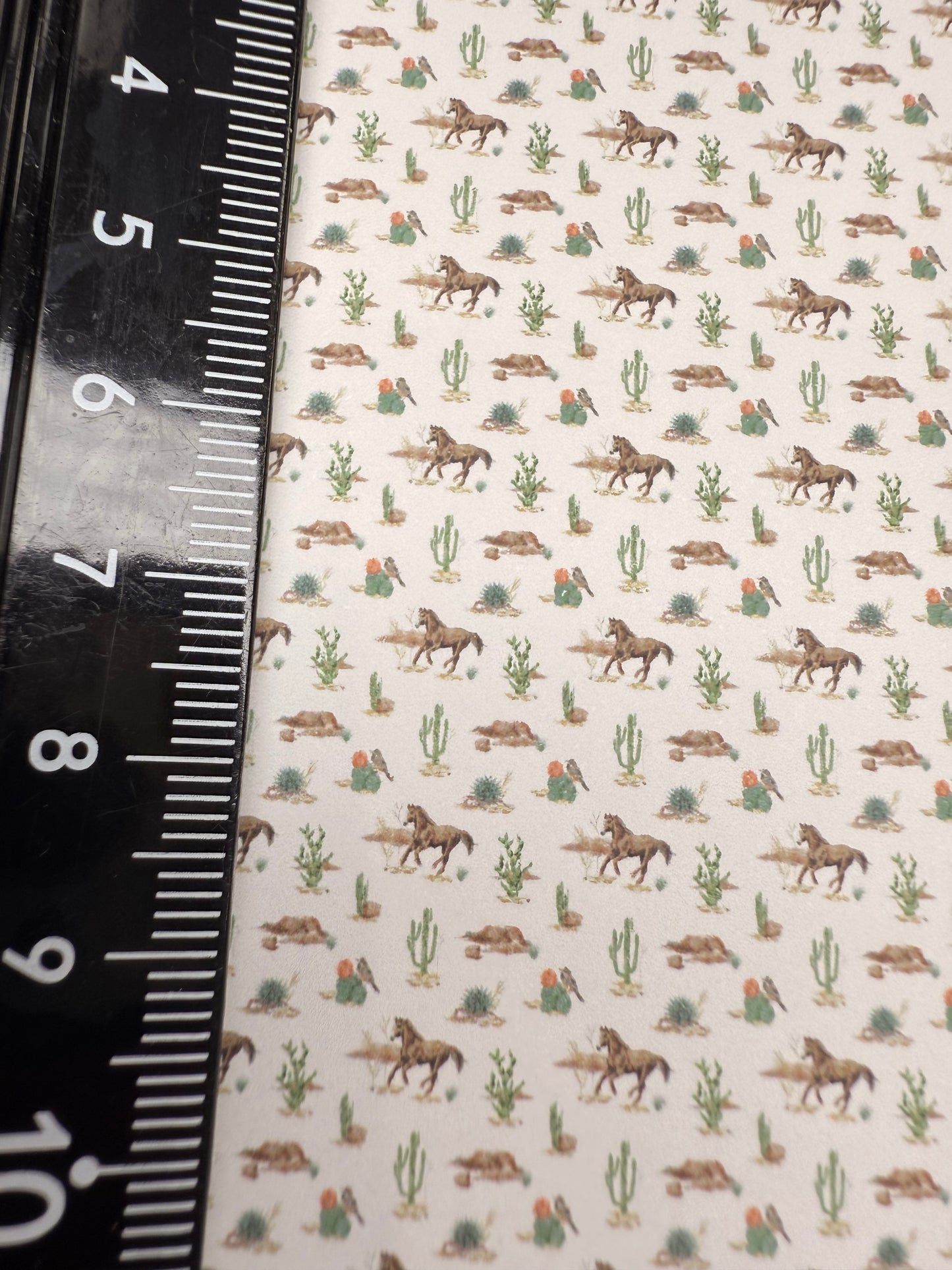 Wallpaper WILD WEST horse & Cactus 1
