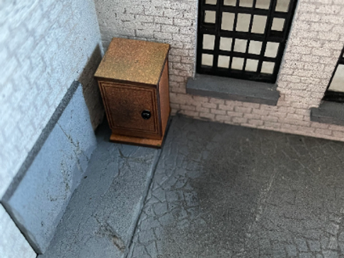 HOMEMAKING. SINGLE PLAIN CUPBOARD. 1/48th scale kit