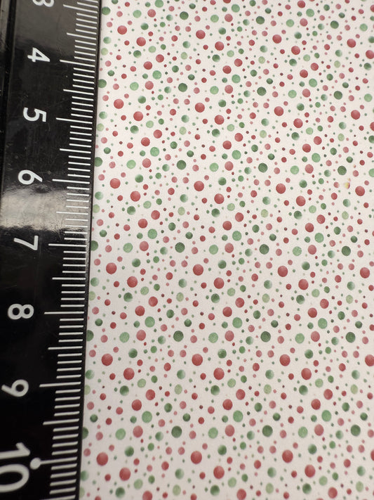 FABRIC Christmas Contrast spots