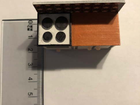 HOME MAKING. COOKER HOB & CUPBOARD UNIT. 1/48th scale.