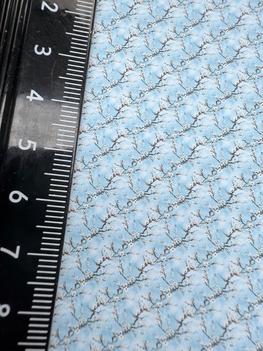 FABRIC Chinese 2 blossom blue