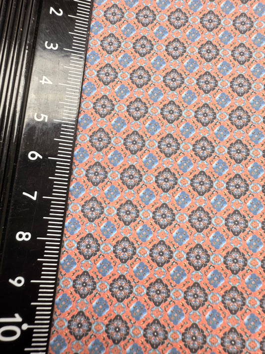 FABRIC CHINESE 5 RED DIAMONDS