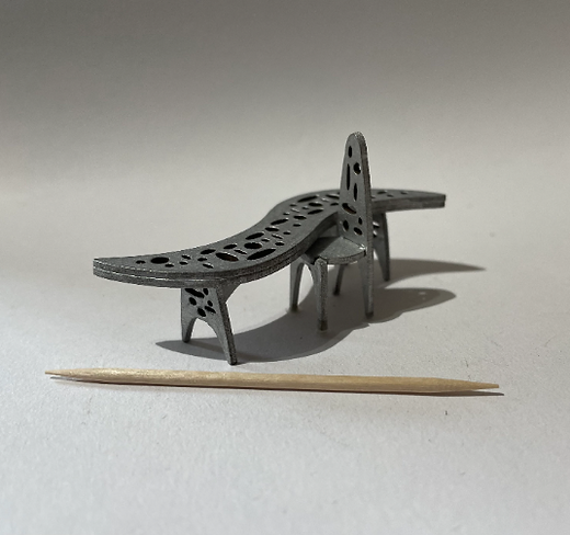 Science fiction collection. FINAL FRONTIER DESK & CHAIR. 1/48th scale kit