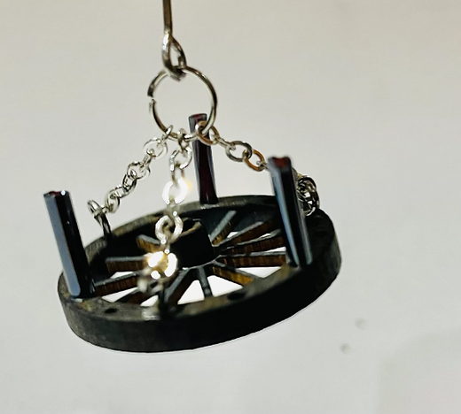 WILD WEST COLLECTION CARTWHEEL CHANDELIER. 1/48th scale kit