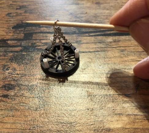 WILD WEST COLLECTION CARTWHEEL CHANDELIER. 1/48th scale kit