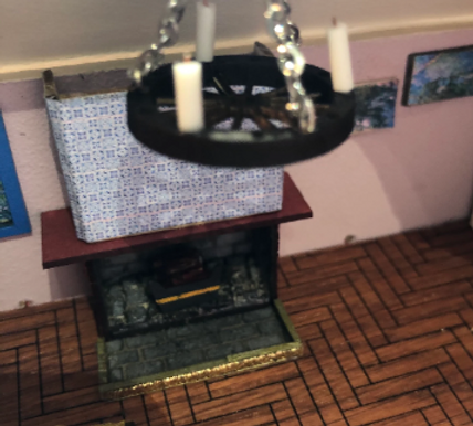 WILD WEST COLLECTION CARTWHEEL CHANDELIER. 1/48th scale kit