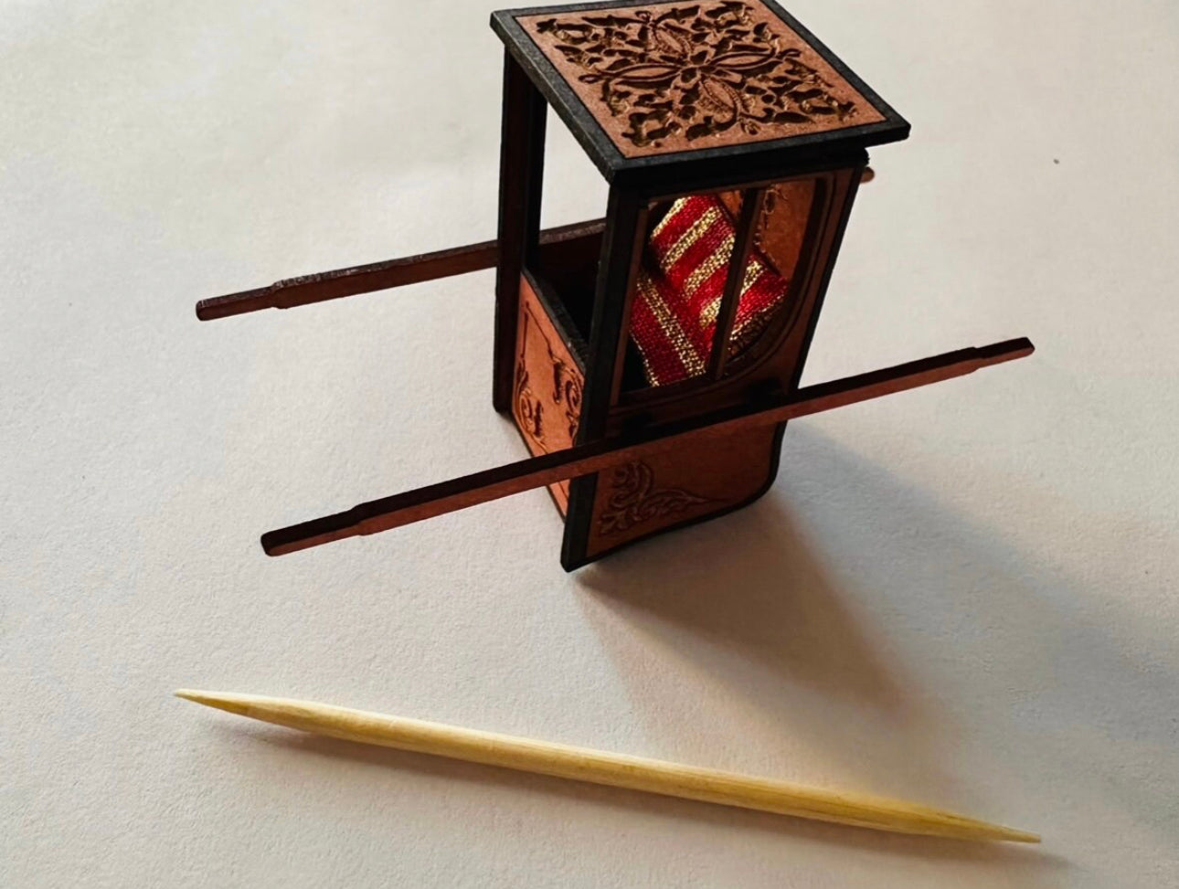 Royal Range. SEDAN CHAIR 1/48th scale kit