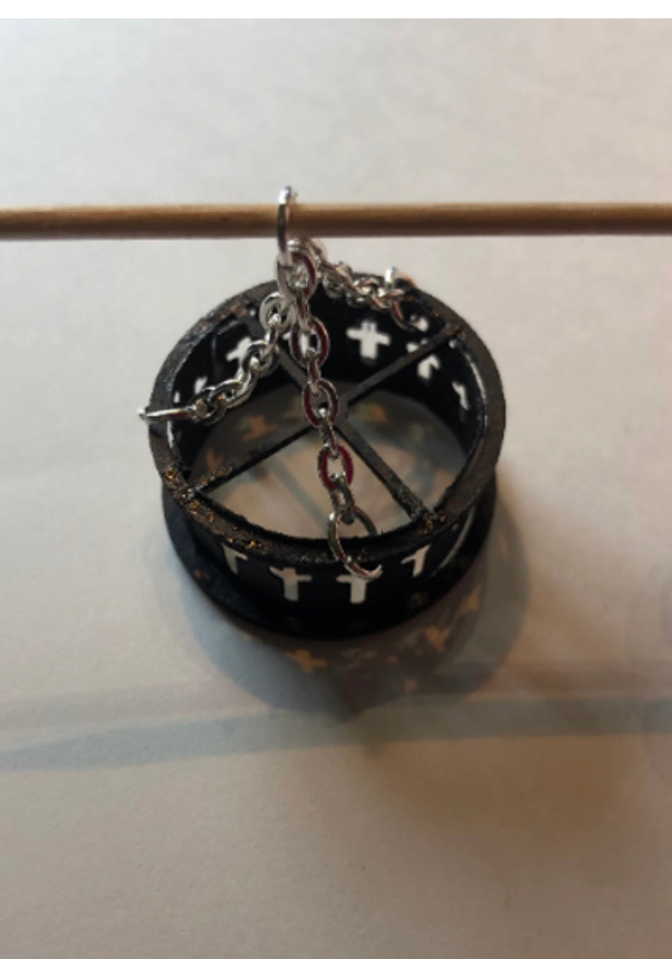 Gothic collection. CROSSES (round)CHANDELIER. 1/48th scale