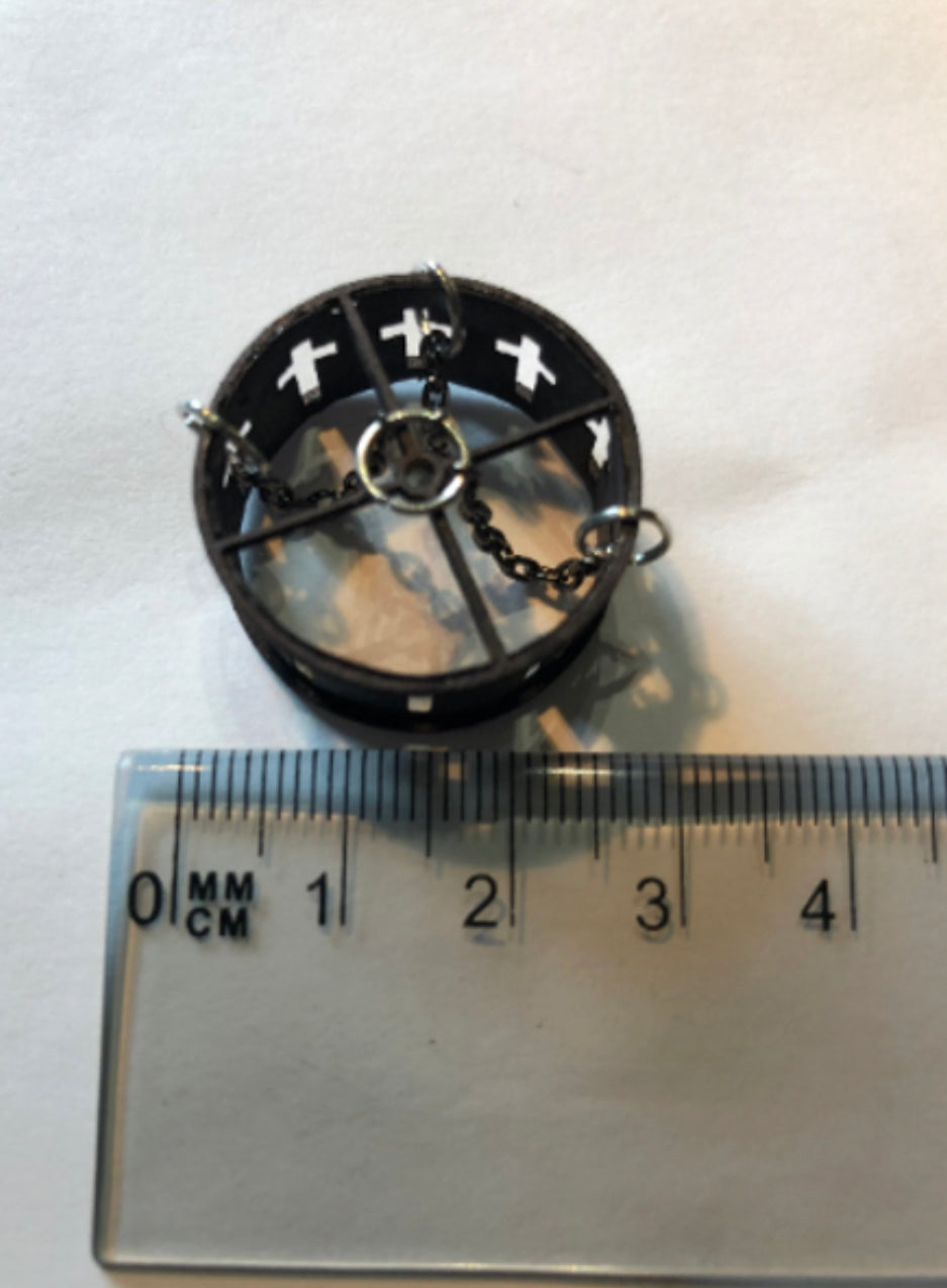 Gothic collection. CROSSES (round)CHANDELIER. 1/48th scale