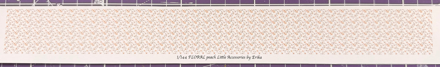 1/144 scale Floral peach wallpaper