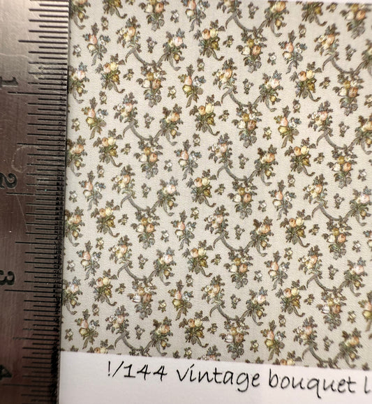 1/144 scale vintage bouquet wallpaper