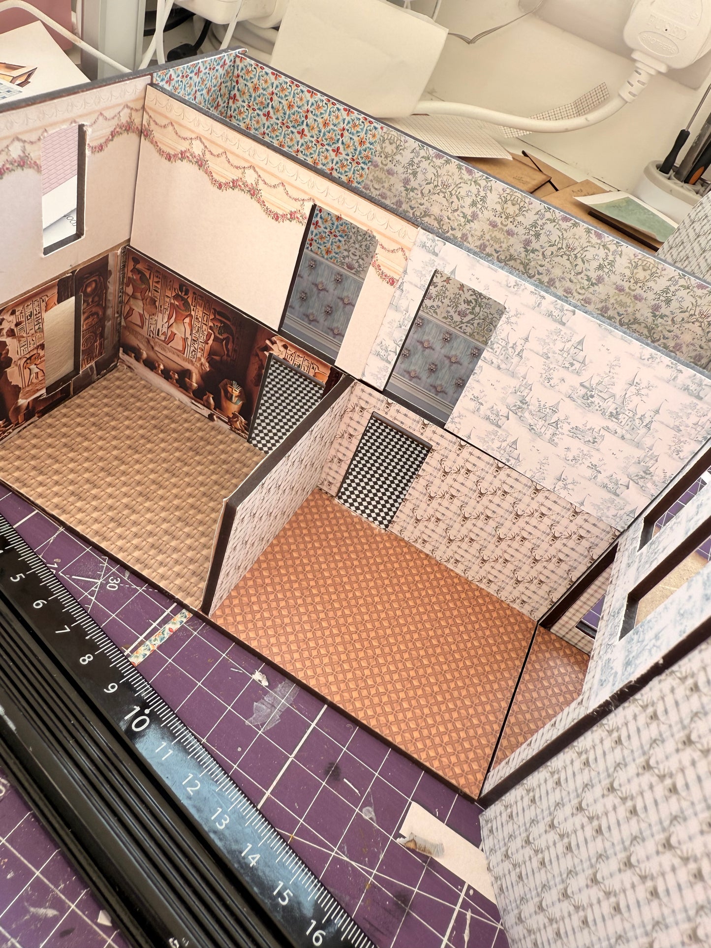 NANA's VICTORIAN HOUSE TERRACE KIT 3D . 1/48th scale house