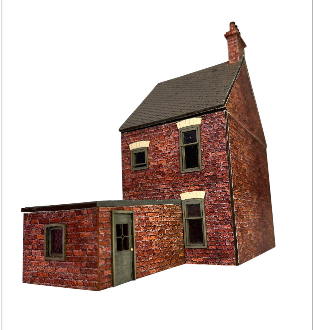 NANA's VICTORIAN HOUSE TERRACE KIT 3D . 1/48th scale house