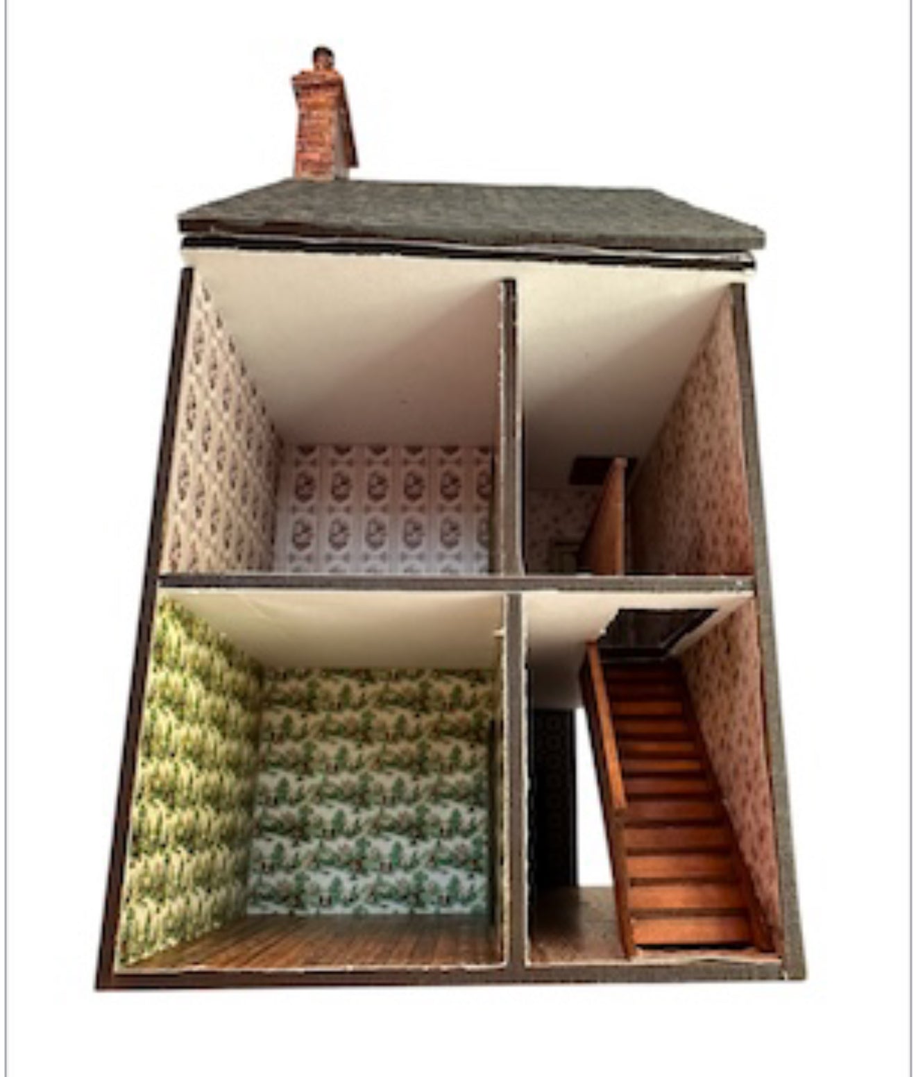 NANA's VICTORIAN HOUSE TERRACE KIT 3D . 1/48th scale house