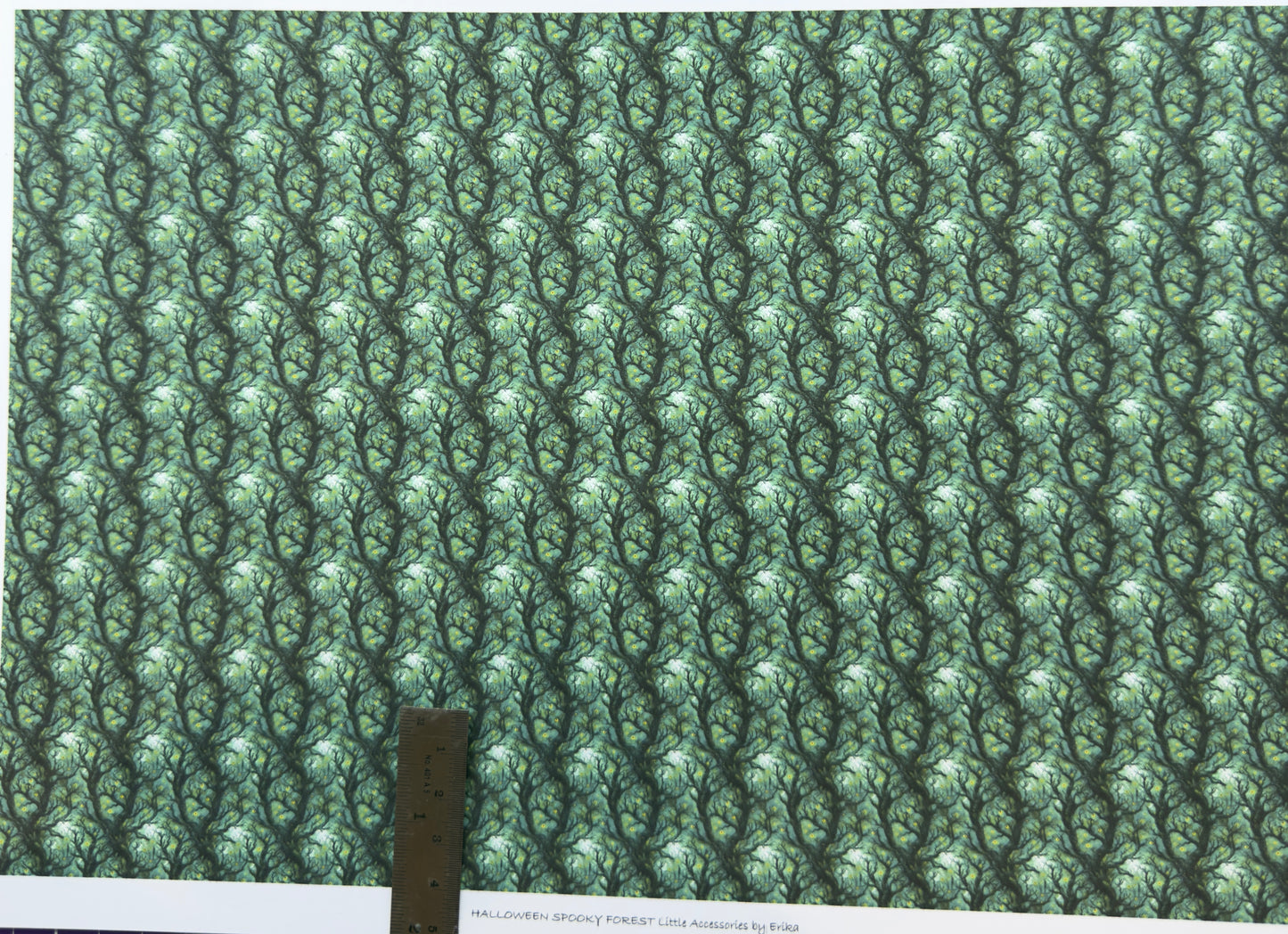 FABRIC Halloween spooky forest