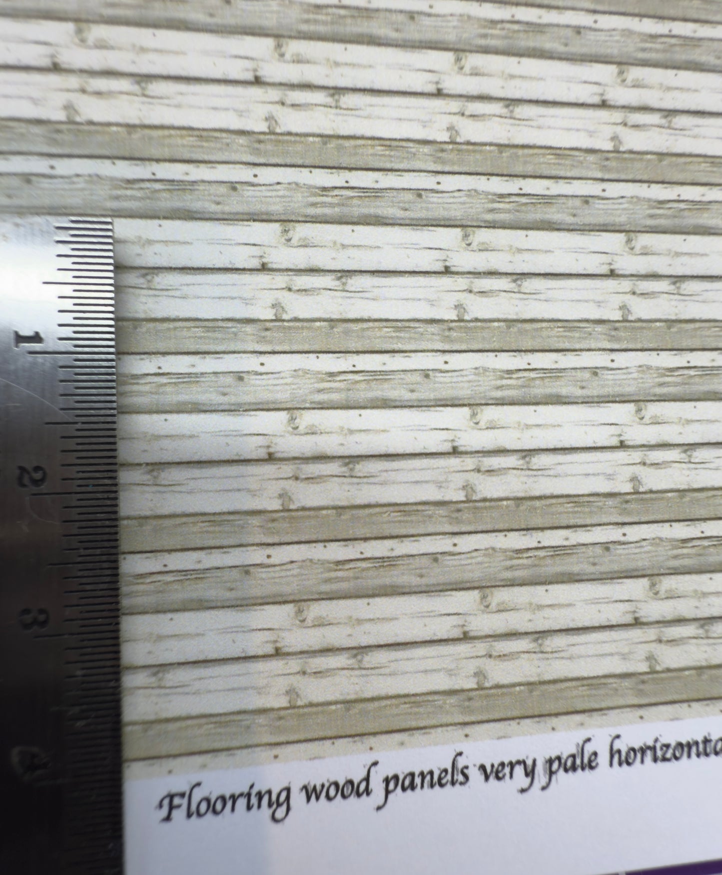 FABRIC  wood panel very pale horizontal 1/48