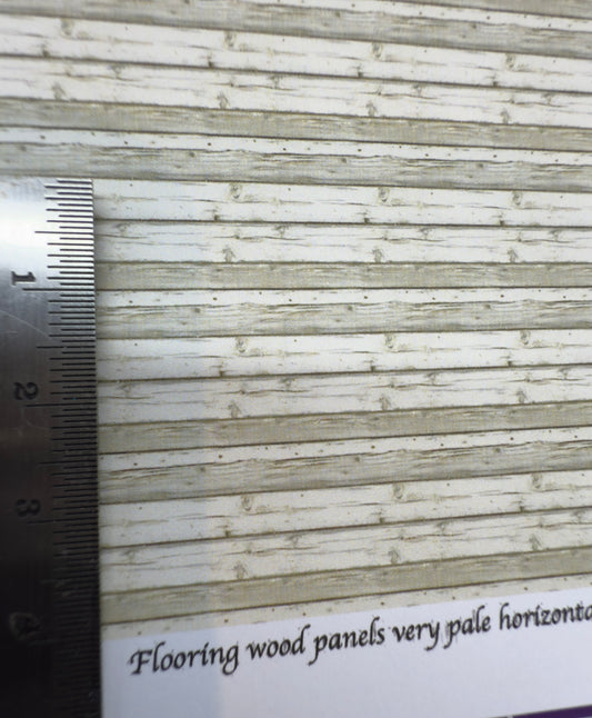 FABRIC  wood panel very pale horizontal 1/48