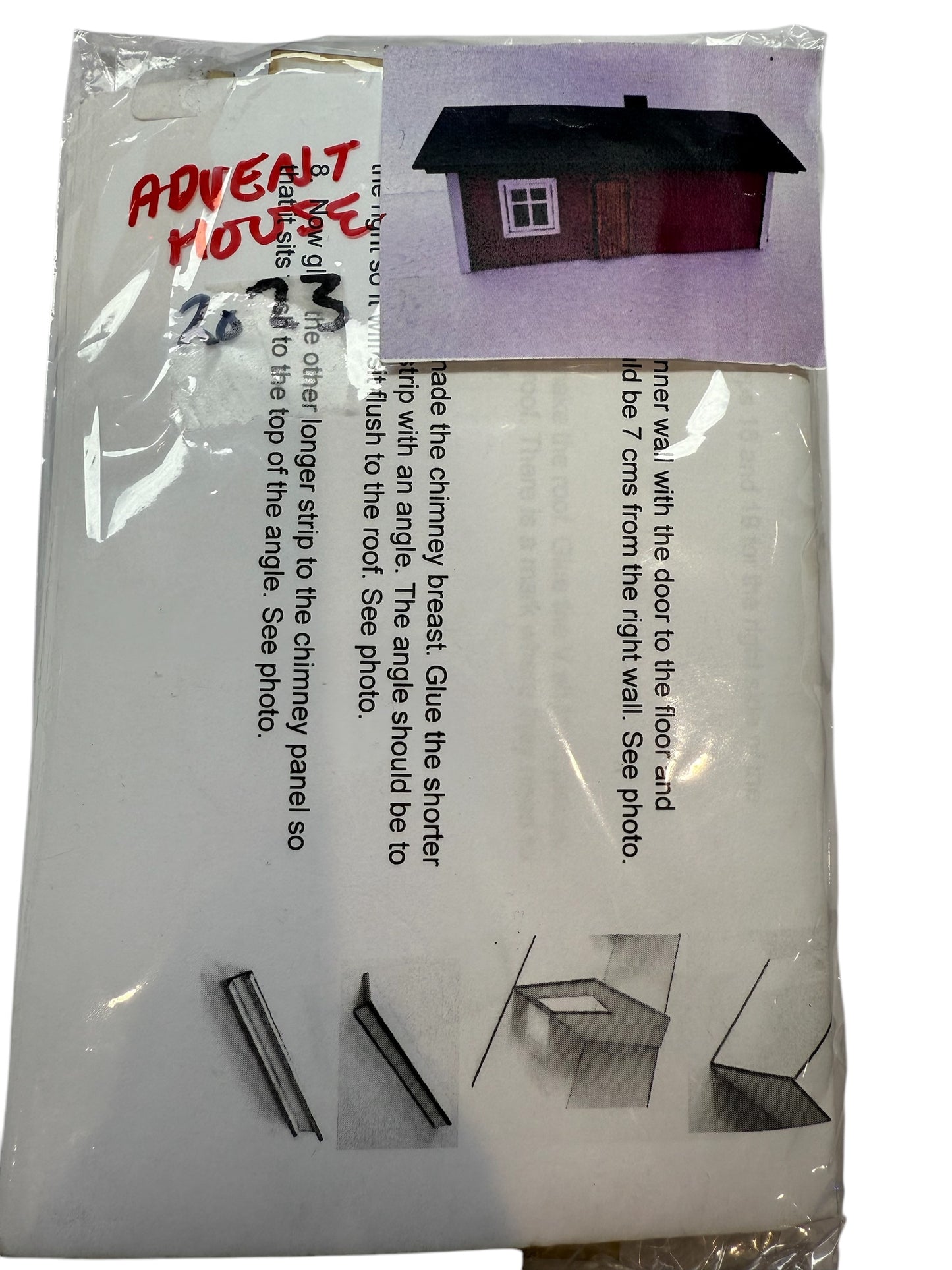 ADVENT calendar 2023. Traditional Finnish cottage KIT 1/48th scale