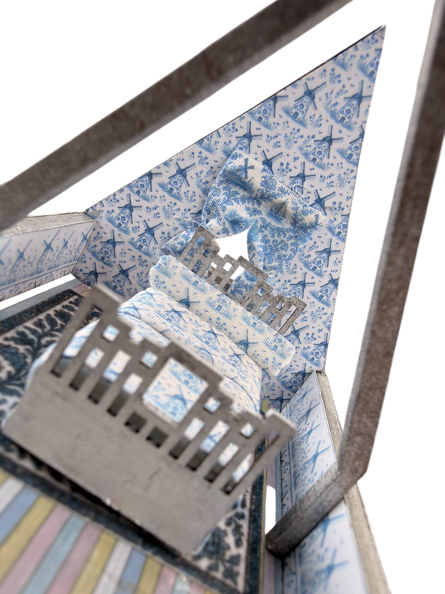 FABRIC WINDMILL BLUE