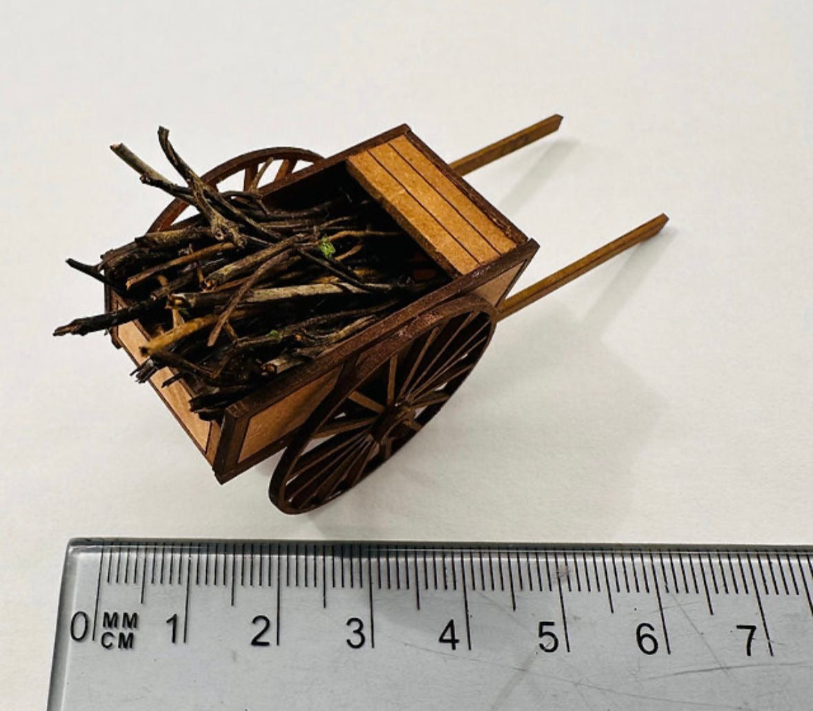 Advent 2023 Finnish Horse cart. 1/48th scale