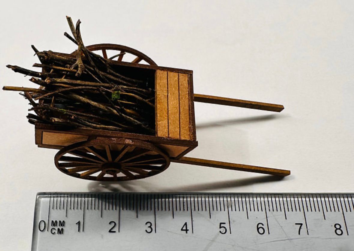 Advent 2023 Finnish Horse cart. 1/48th scale