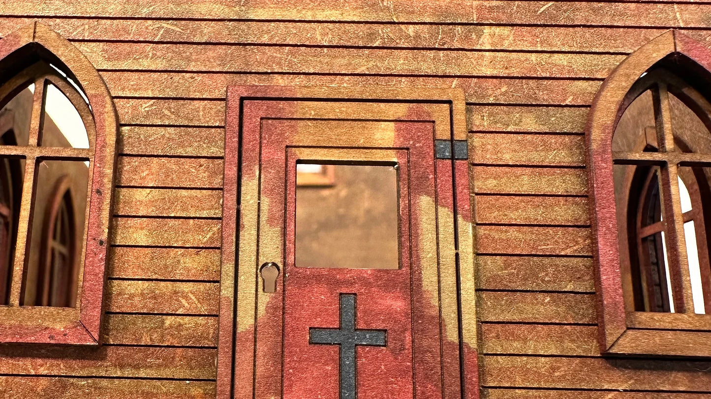 Wild West Collection. Hill Valley Church. 1/48th scale KIT.