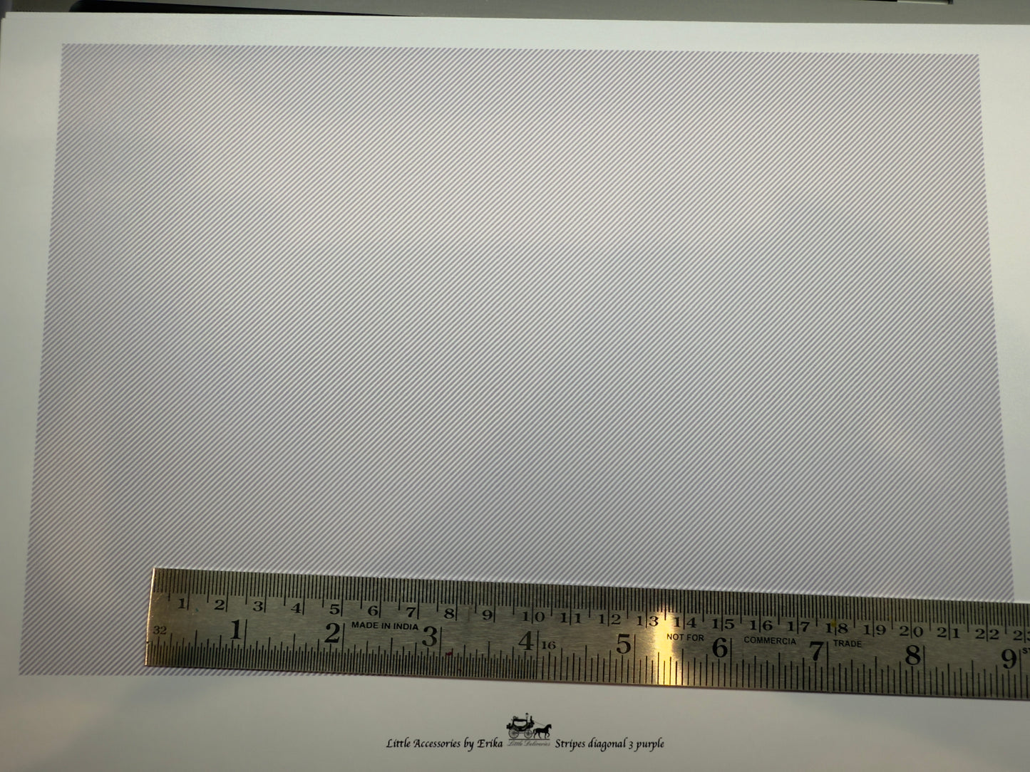 Wallpaper CONTRAST stripes diagonal purple 1/48th