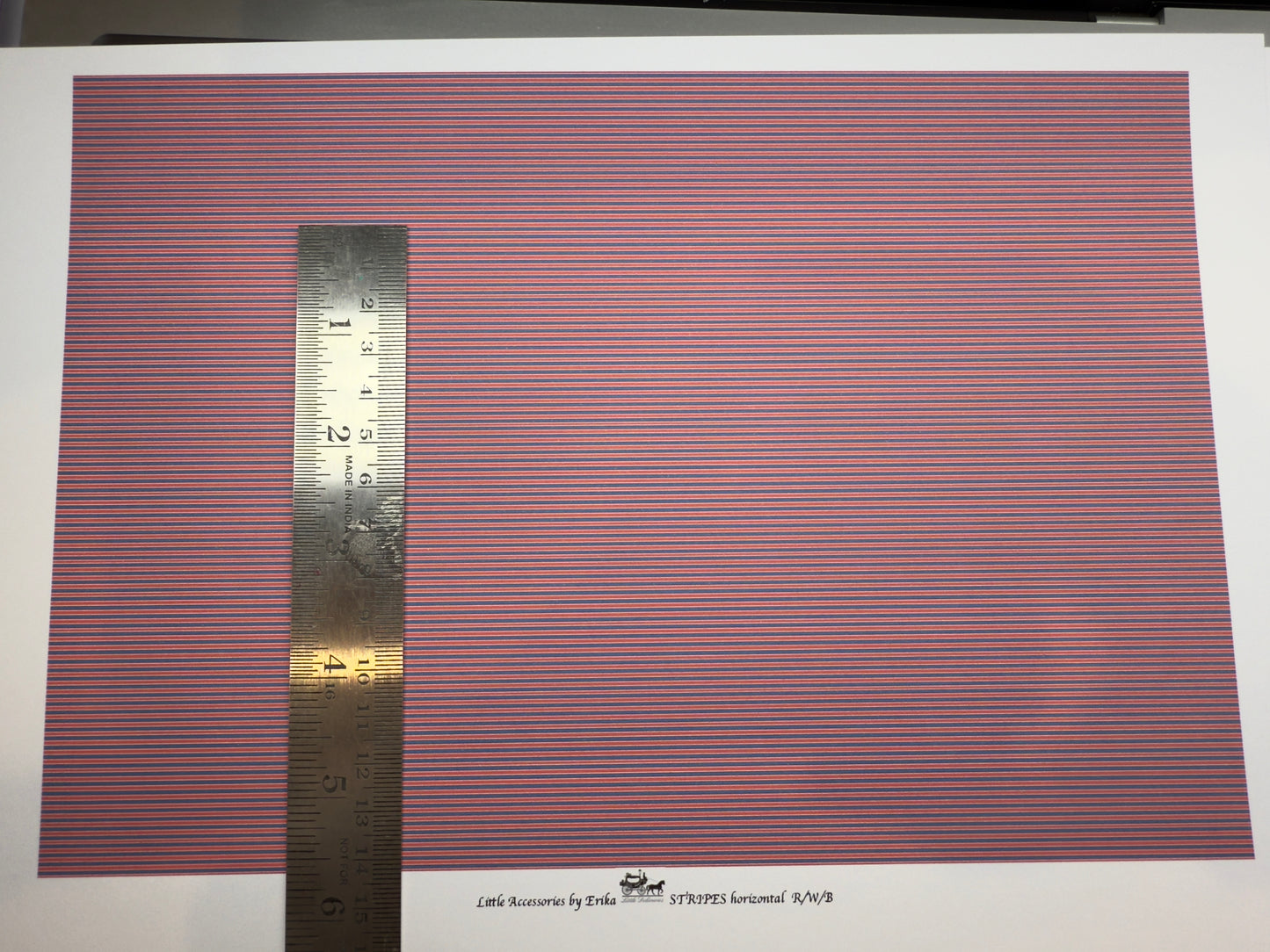 Wallpaper CONTRAST horizontal red blue white