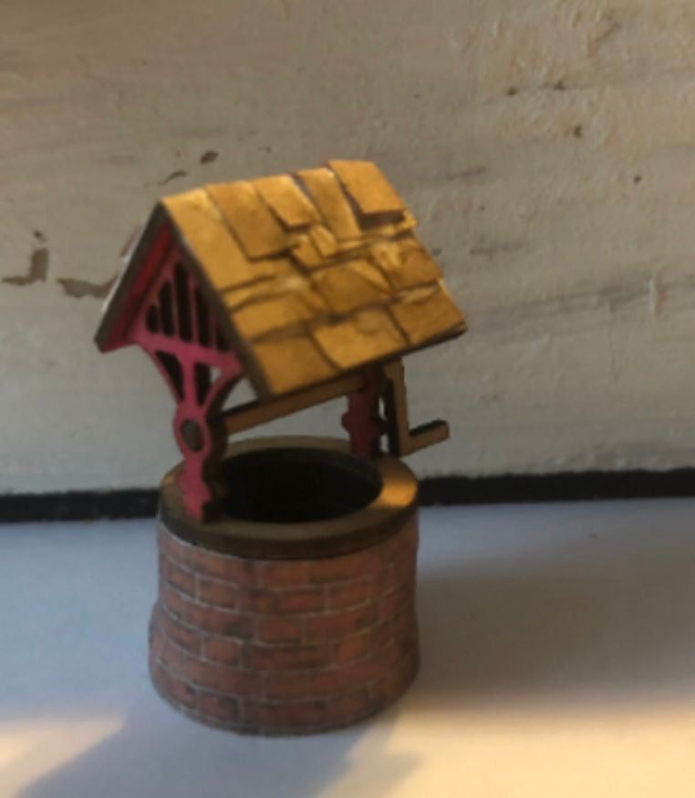 Garden.  wishing well. 1/48th scale KIT