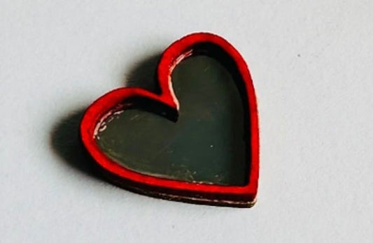 Wonky wonderland heart shaped mirror