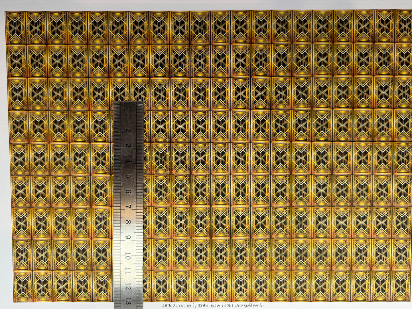 WALLPAPER Art Deco gold squares