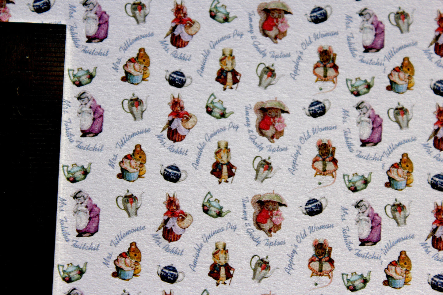 Wallpaper Beatrix potter 4- mixed 1/48th scale