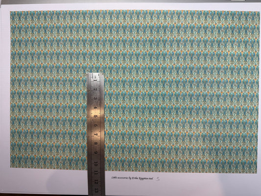 Wallpaper EGYPTIAN Teal 5 1/48th scale