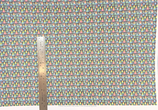 wallpaper Christmas rainbow trees modern 1/48